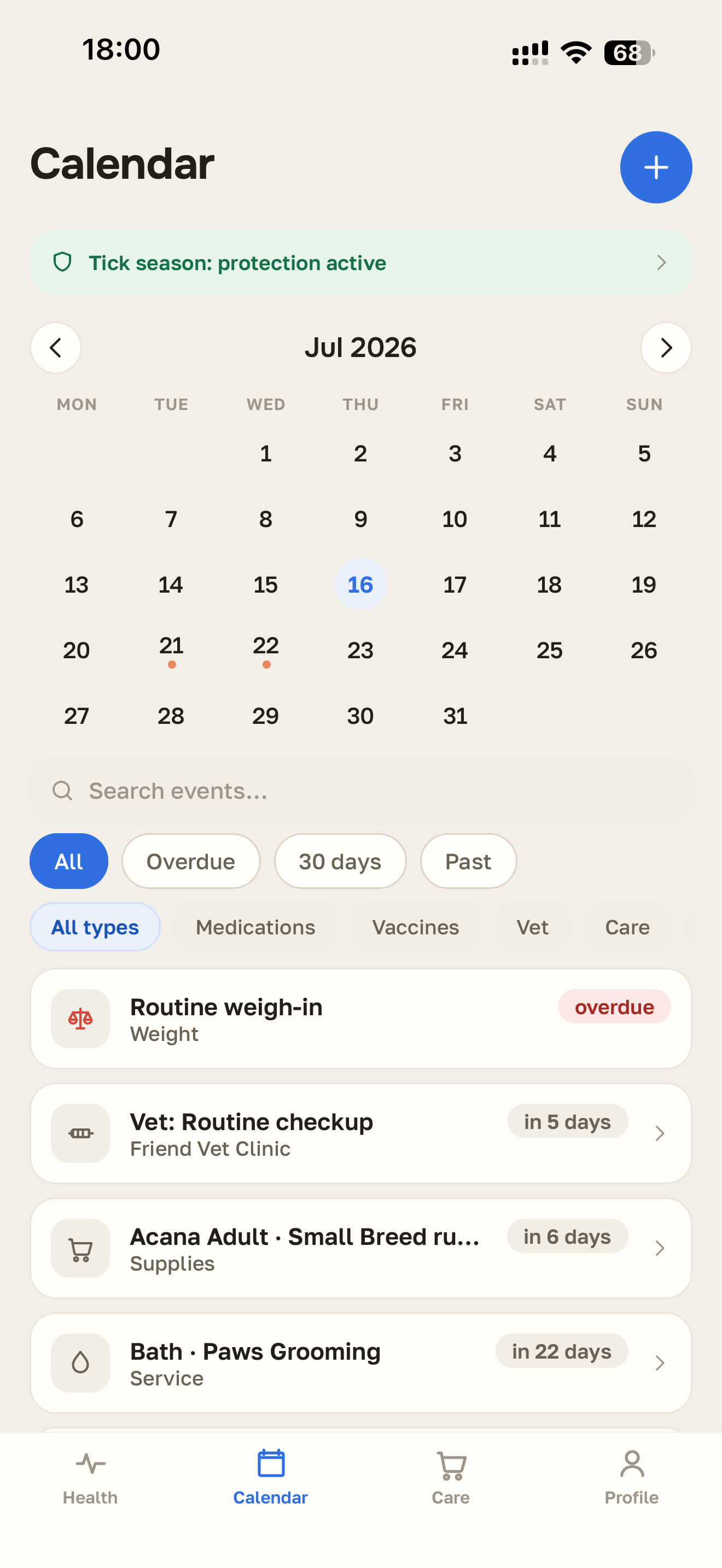 Calendar